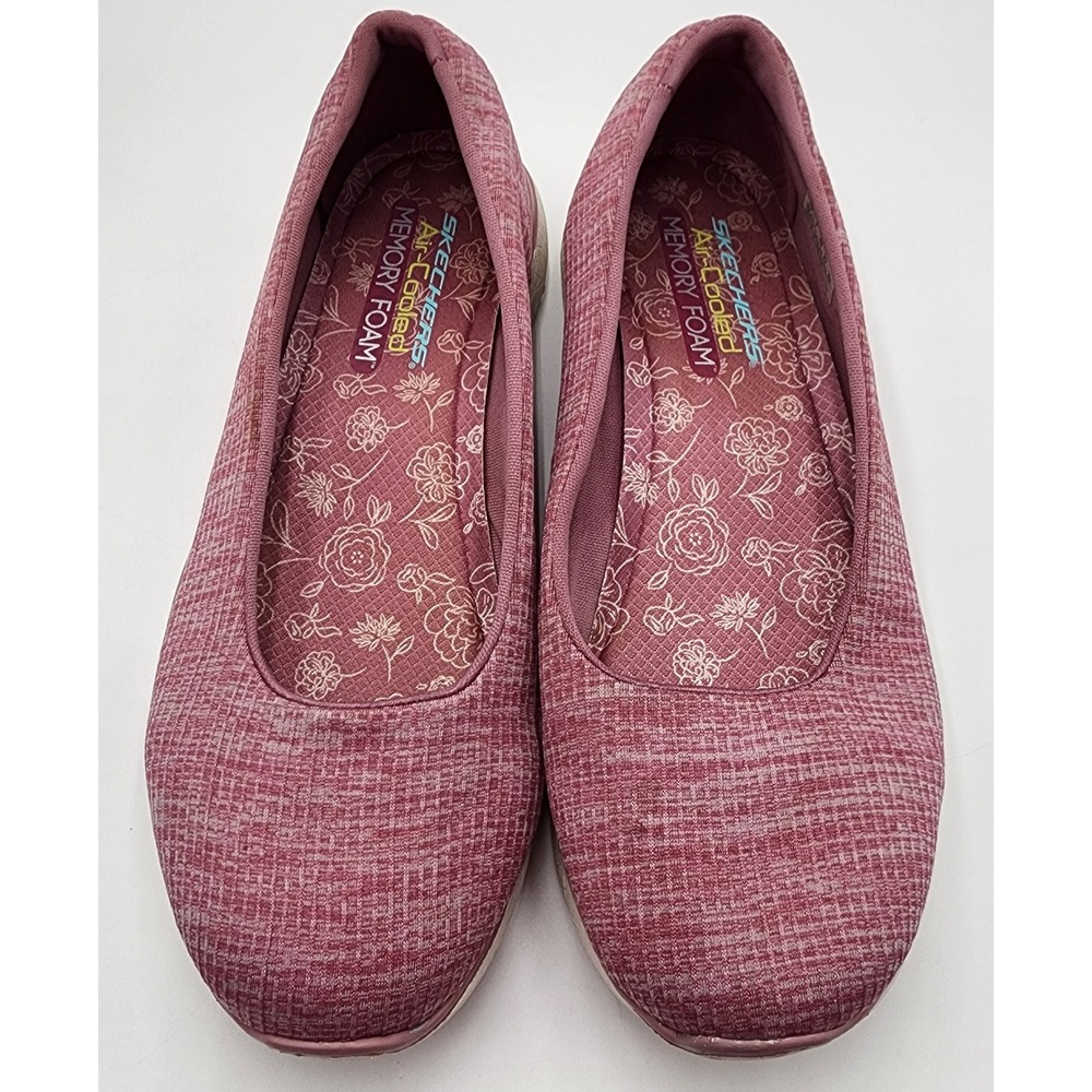 Skechers Microburst Women 10 Pink Slip On Air Cooled Memory Foam 23340 VgC - Picture 2 of 8